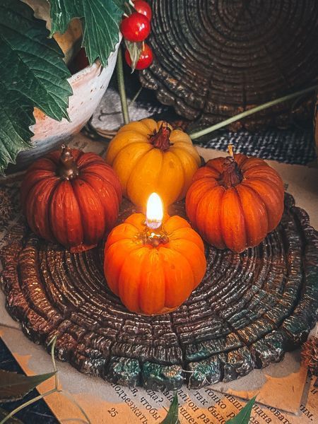 🎃 Свічка &laquo;Гарбузик&raquo; розмір S 11376333 фото