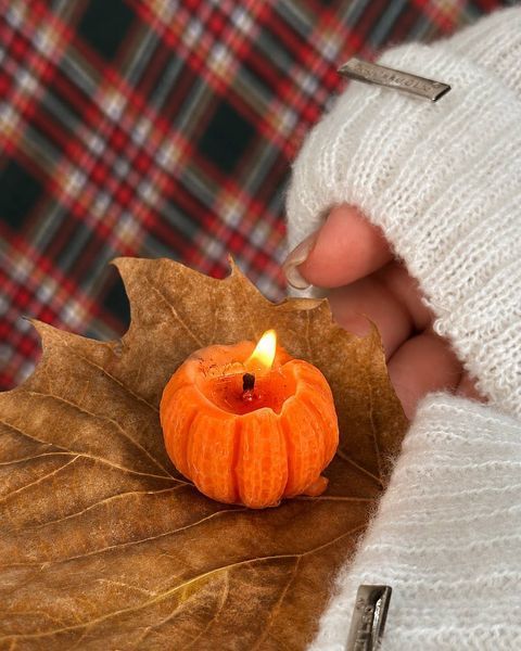 🎃 Свеча "Тыковка" размер S 11376333 фото