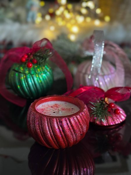 🎄 Свічка &laquo;Новорічна куля&raquo; 1113766418_c1 фото