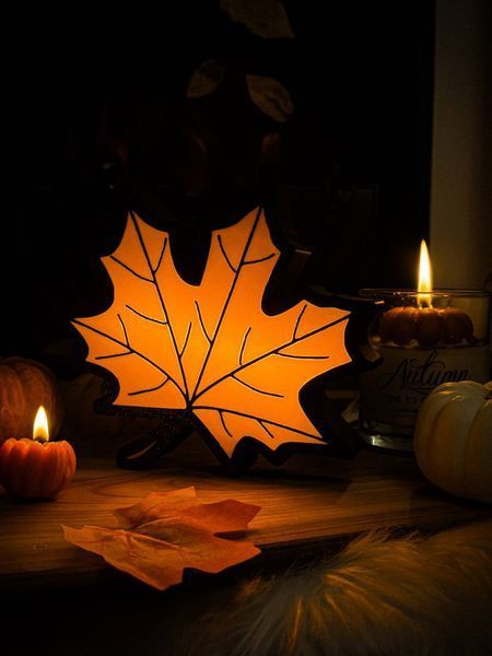💡 Нічник &laquo;Autumn Leaf&raquo; 104_3dl фото
