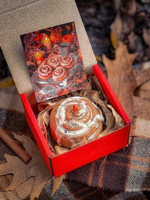 🌀 Свічка &ldquo;CinnaBun&rdquo; 111376728 фото