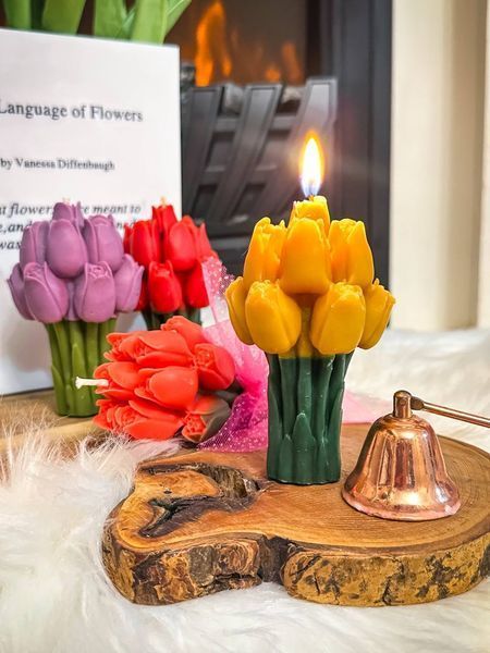🌷 Свічка &laquo;Тюльпанова весна&raquo;&nbsp; 1113766492_c1 фото