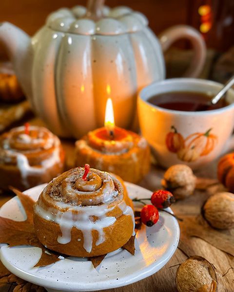🌀 Свічка &ldquo;CinnaBun&rdquo; 111376728 фото