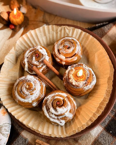 🌀 Свічка &ldquo;CinnaBun&rdquo; 111376728 фото