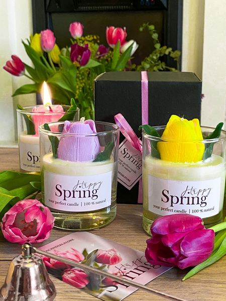 🌷 Свеча «Happy Spring» 10974698 фото