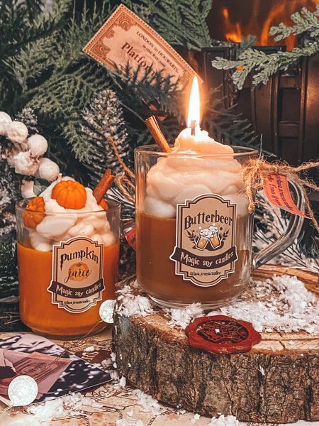 🎃 Набір свечей «Pumpkinjuice» & «Вершкове пиво» 10576560 фото