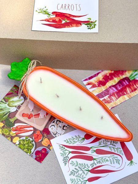🥕Свеча морковь "Carrot Boss" 111376948 фото
