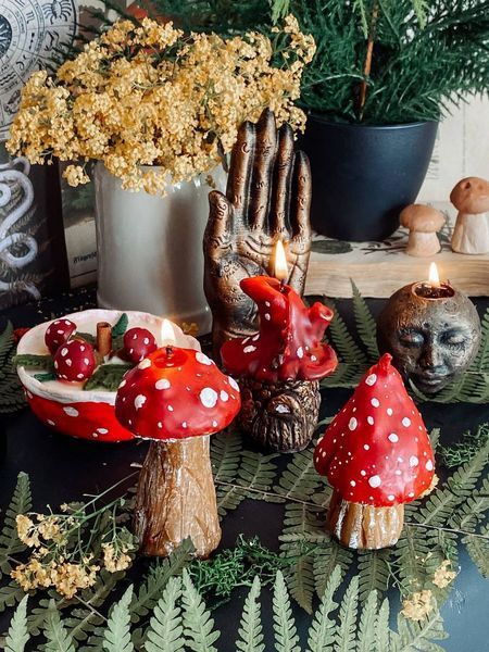 🍄 Набір свічок &laquo;Amanita muscaria&raquo; 11378173 фото