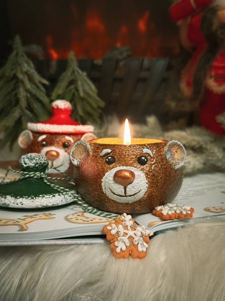 🐻&zwj;❄️ Свічка &laquo;Зимовий Ведмедик&raquo; 1113766424_c1 фото