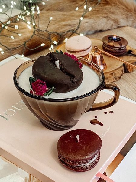 ☕️ Свічка «Кава з молоком» 8465379 фото ☕️ Свічка «Кава з молоком» 8465379 фото