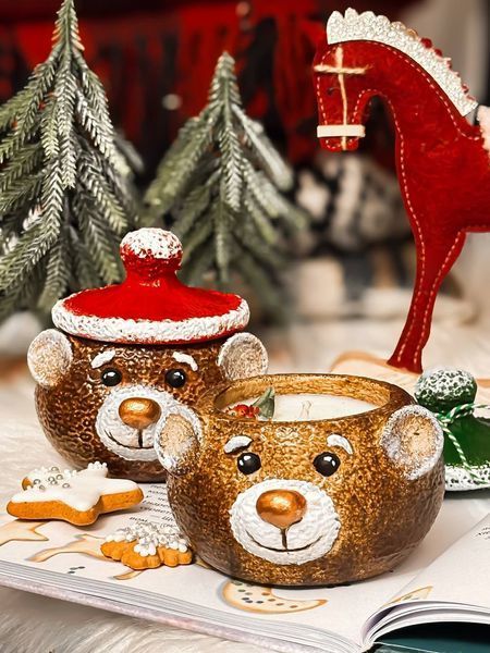 🐻&zwj;❄️ Свічка &laquo;Зимовий Ведмедик&raquo; 1113766424_c1 фото
