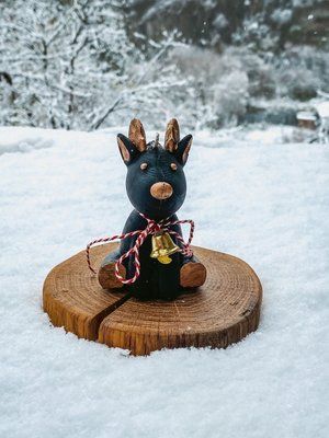 🦌 Свеча &laquo;Олень Рудольф&raquo; 10627539 фото