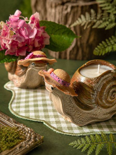 🐌 Свеча-улитка &laquo;Пані Неспішка&raquo; 111377054 фото