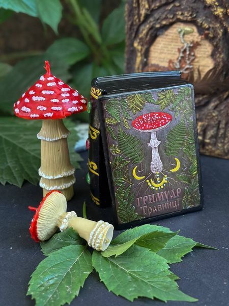 🍄 Набор из 3х свечей &laquo;Гримуар Травницы&raquo; 111376992 фото