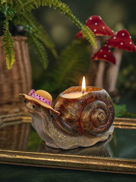 🐌 Свеча-улитка &laquo;Пані Неспішка&raquo; 111377054 фото