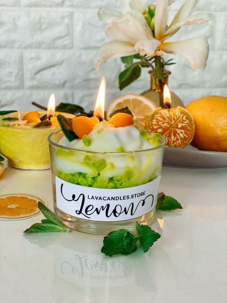🍋 Свічка &laquo;Lemon cocktail&raquo; 11378183 фото