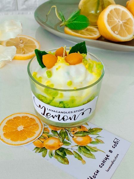 🍋 Свічка &laquo;Lemon cocktail&raquo; 11378183 фото