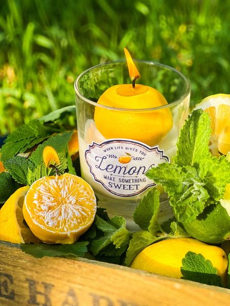 🍋 Набір свічок «Lemon Mood» 113766316 фото