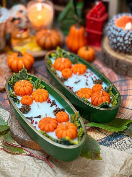 🕯️ Свічка "Harvest Pumpkin Candle" 1113766372 фото