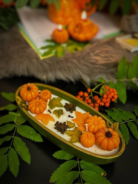 🕯️ Свеча "Harvest Pumpkin Candle" 1113766372 фото