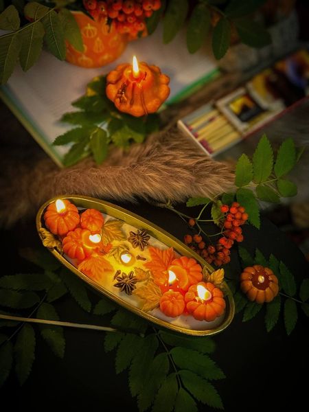 🕯️ Свеча "Harvest Pumpkin Candle" 1113766372 фото