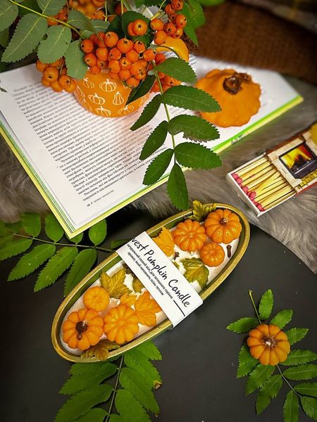 🕯️ Свічка "Harvest Pumpkin Candle" 1113766372 фото