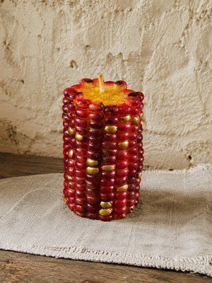 🌽 Свічка &laquo;Кольорова кукурудза&raquo; 111377056 фото