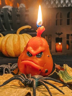 🎃 Свічка з воску "Злий Джек" 11376411 фото