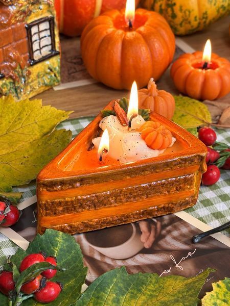 🥧 Свічка &laquo;Pumpkin Pie - Гарбузовий пиріг&raquo; 111377092 фото