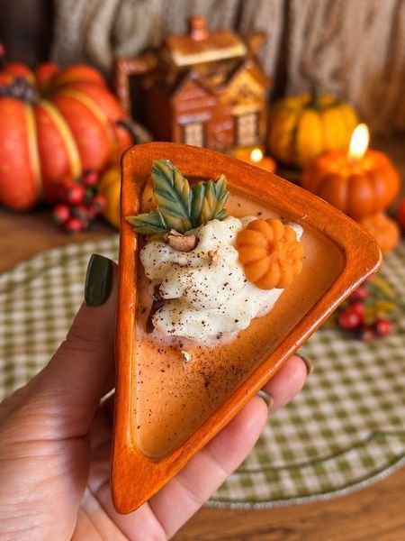 🥧 Свічка &laquo;Pumpkin Pie - Гарбузовий пиріг&raquo; 111377092 фото