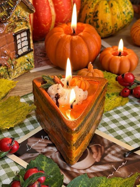 🥧 Свічка &laquo;Pumpkin Pie - Гарбузовий пиріг&raquo; 111377092 фото