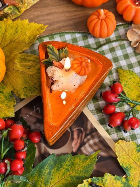 🥧 Свічка &laquo;Pumpkin Pie - Гарбузовий пиріг&raquo; 111377092 фото