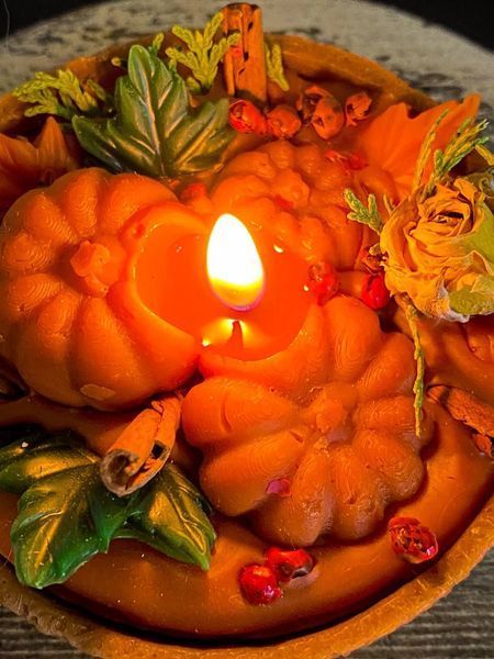 🍂 Свічка &laquo;Гарбузова тарталетка&raquo; 11376356 фото