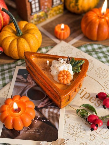 🥧 Свічка &laquo;Pumpkin Pie - Гарбузовий пиріг&raquo; 111377092 фото