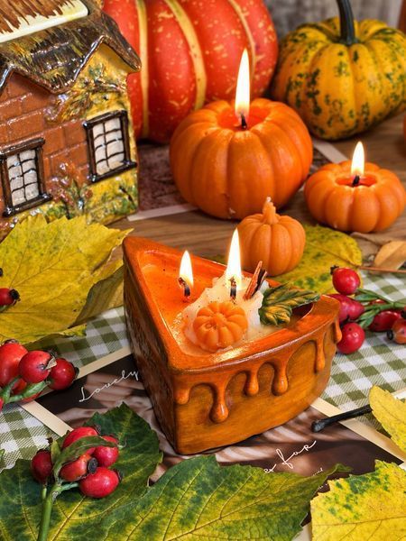 🥧 Свічка &laquo;Pumpkin Pie - Гарбузовий пиріг&raquo; 111377092 фото