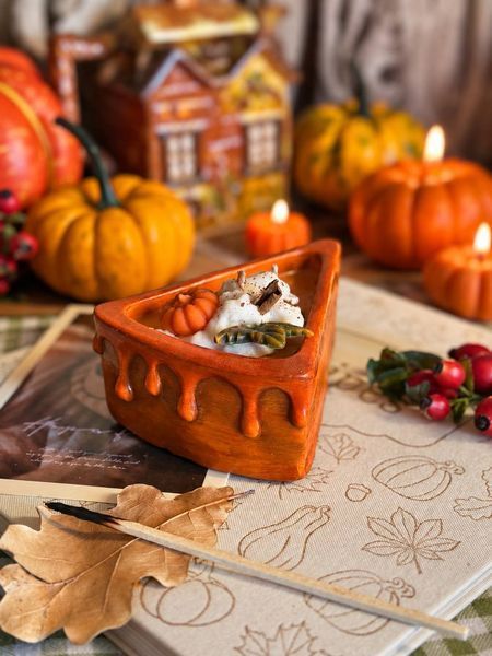 🥧 Свічка &laquo;Pumpkin Pie - Гарбузовий пиріг&raquo; 111377092 фото
