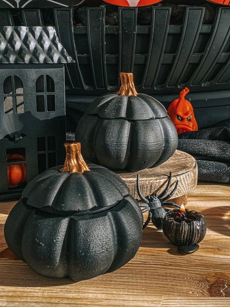 🎃 Свічка «Black Pumpkin” 11376423 фото