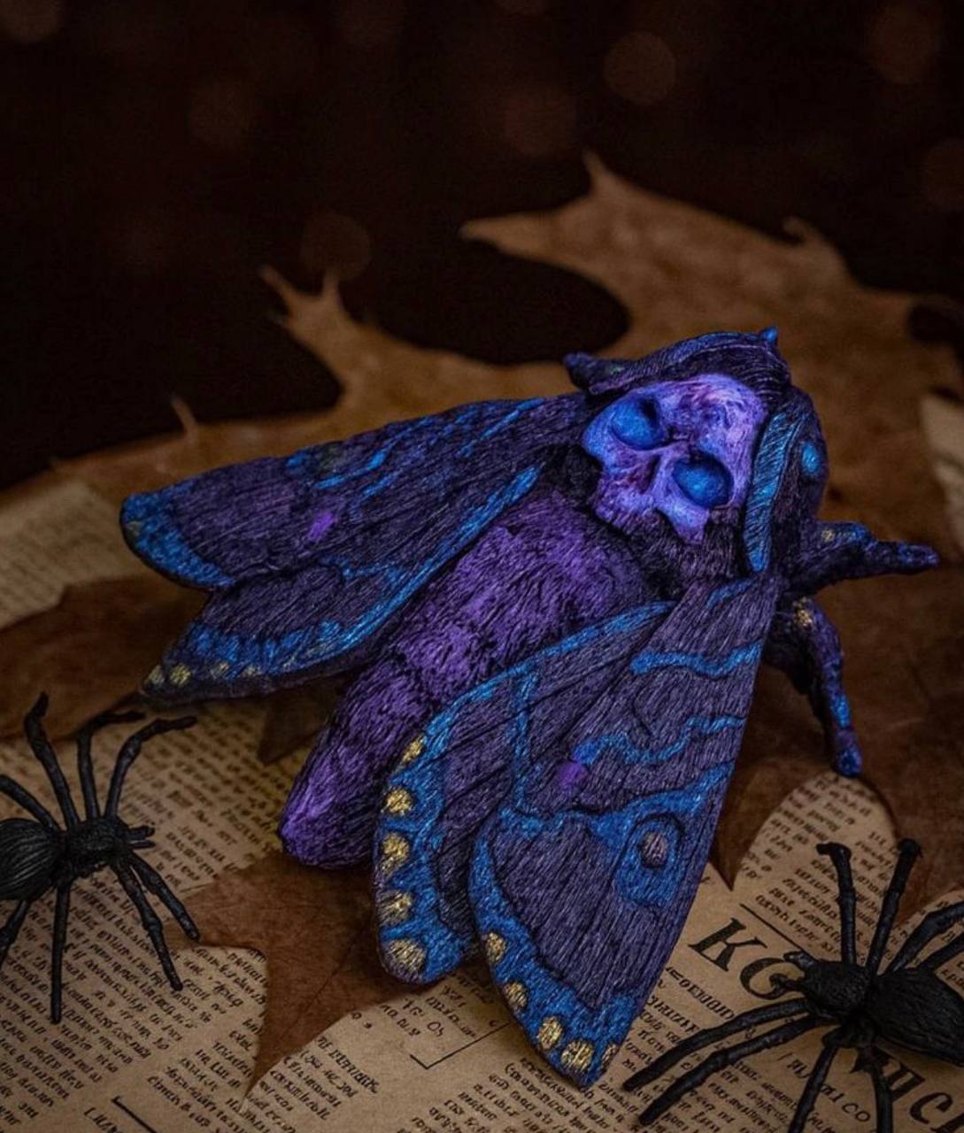 Свічка «Noctua Mystica»: нічний метелик | LavaAromaCandles
